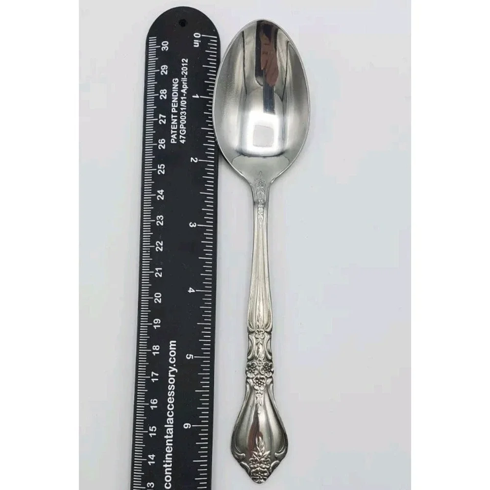Rogers Co. Stanley Roberts Kings Berry  Big Place Soup Spoon Stainless‎ Korea